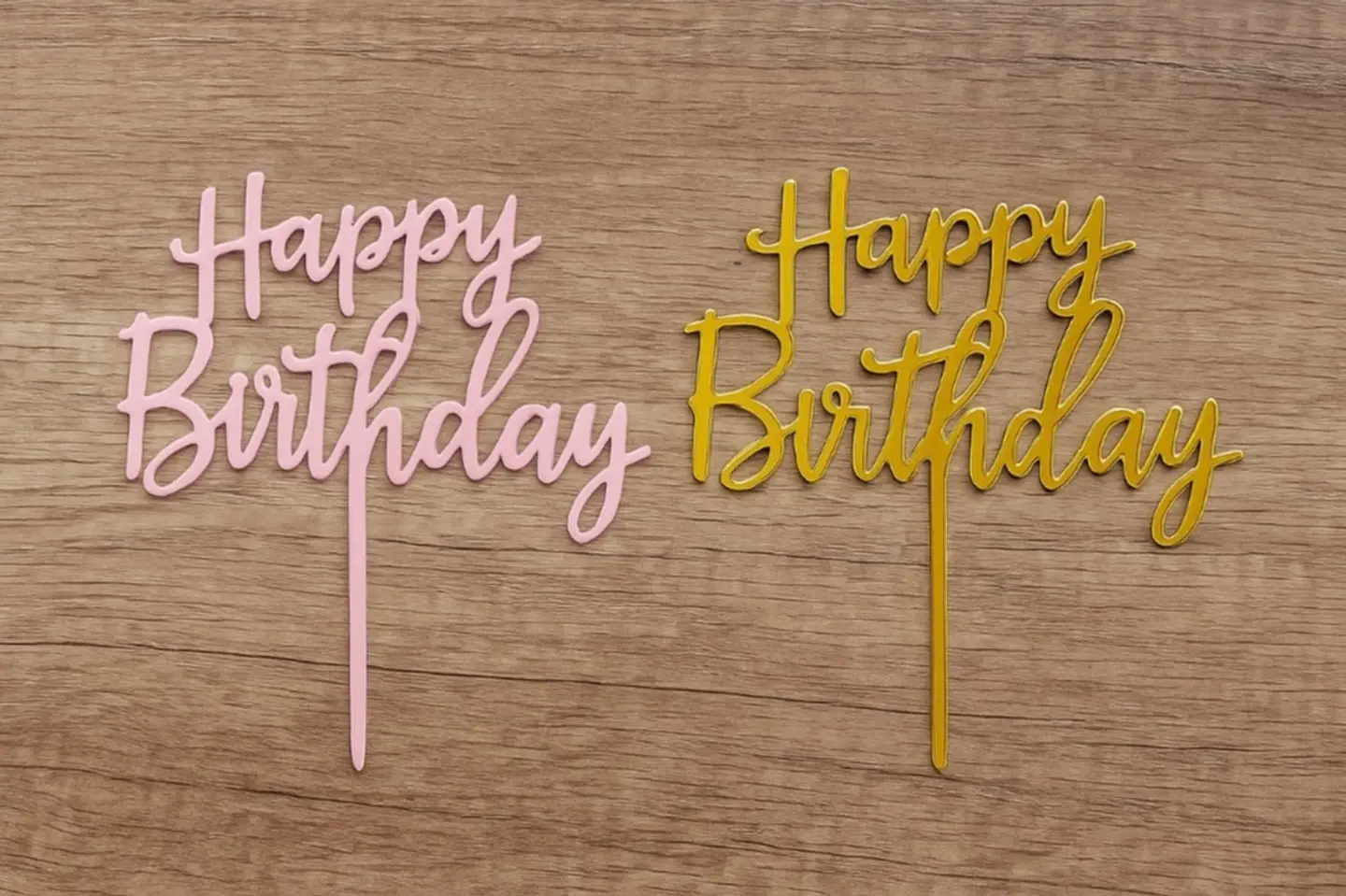 Birthday Topper - Golden