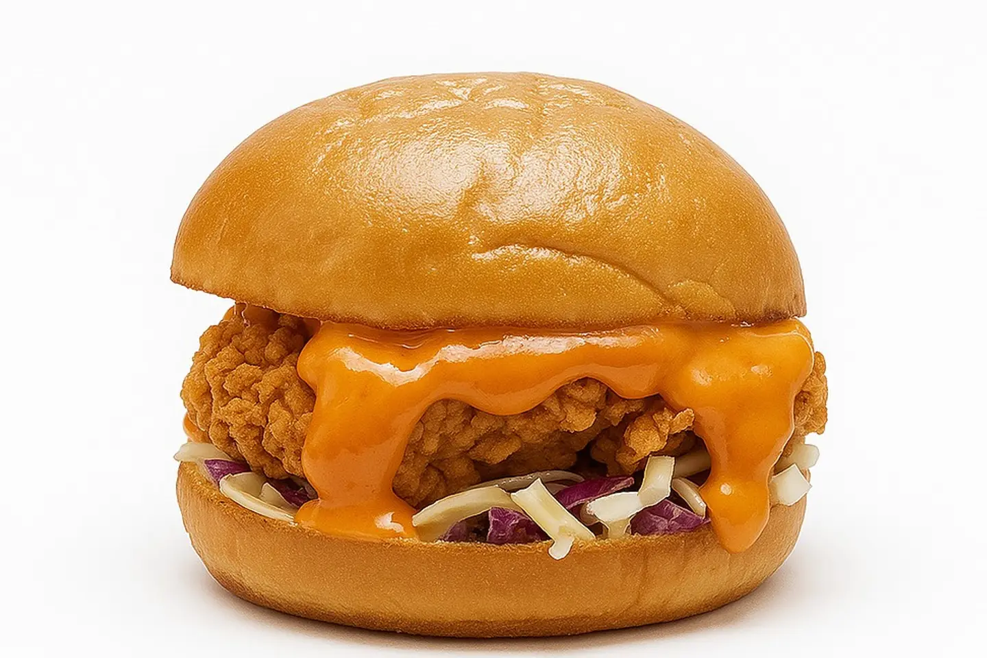 Crispy Chicken Burger With Maple Sriracha - Regular