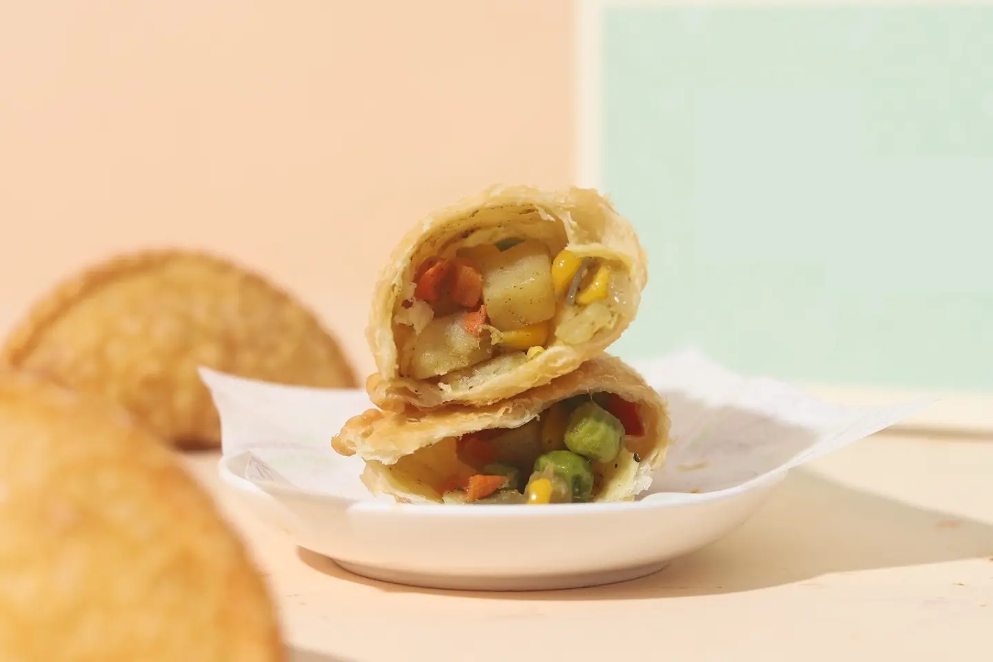 فطيرة بف خضار - لحم