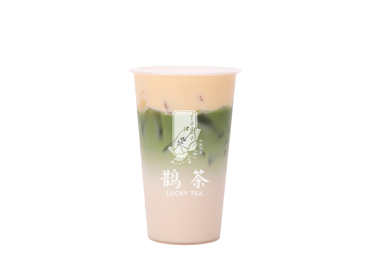 Matcha Cheese Milk Tea - Large