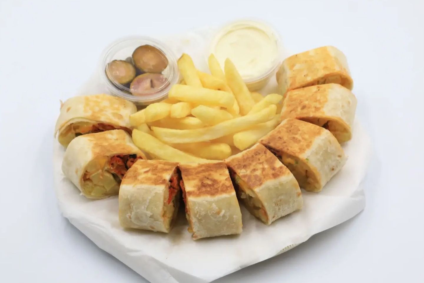 صحن عربي صغير - بدون جبنة