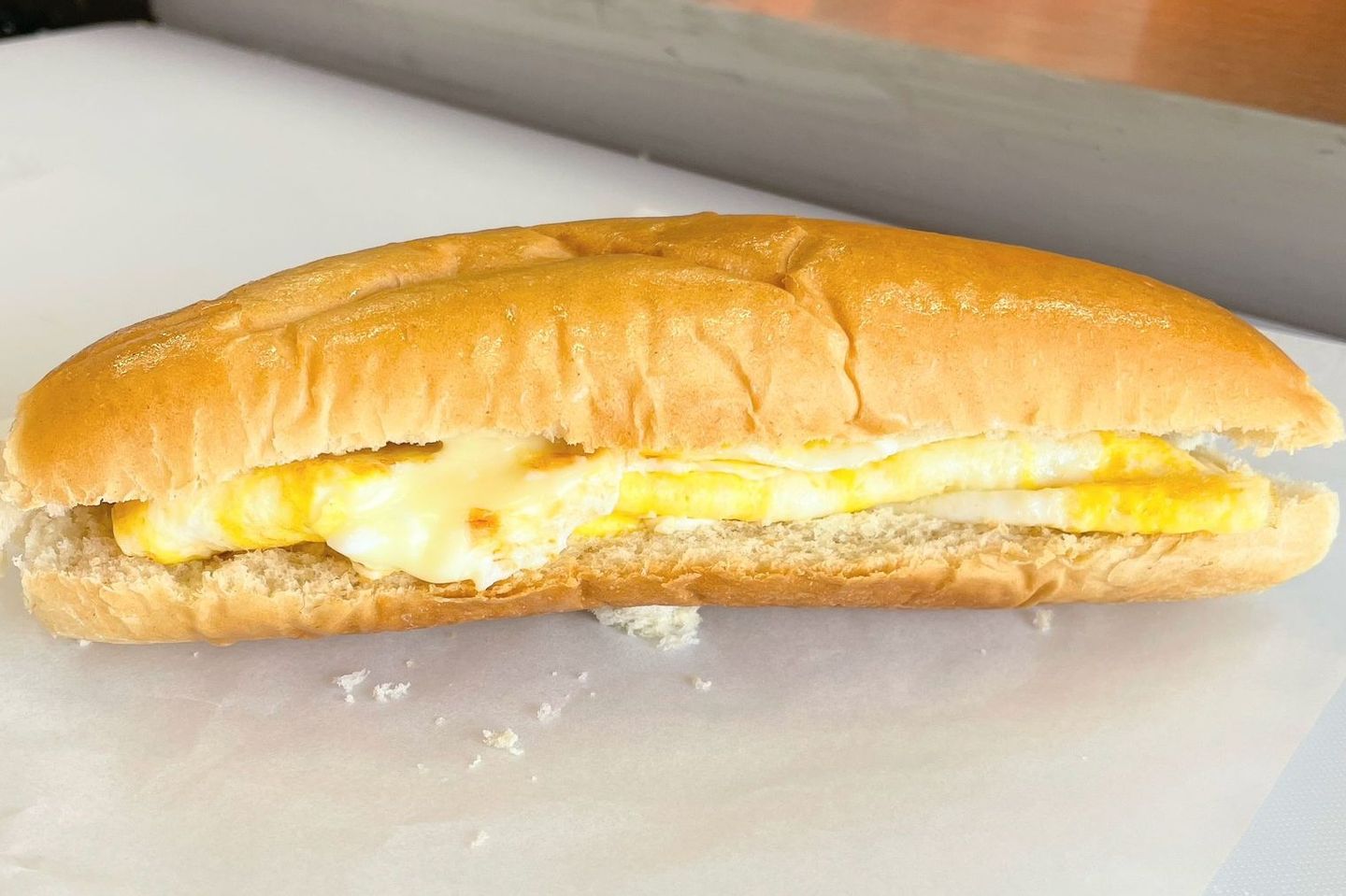 Fried Egg Sandwich - Iraqi Bread
