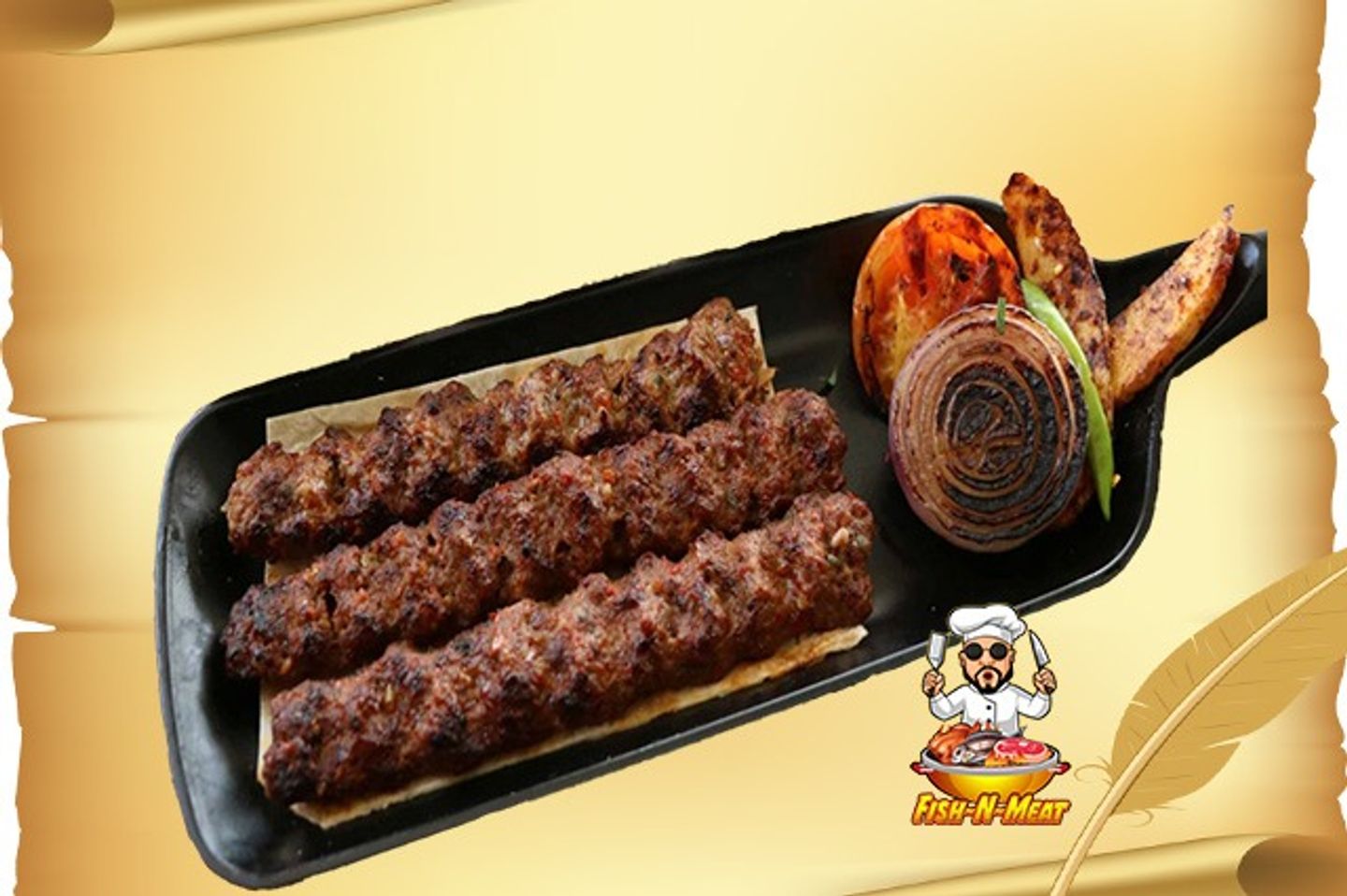 Meat Kabab - 2 Skewers