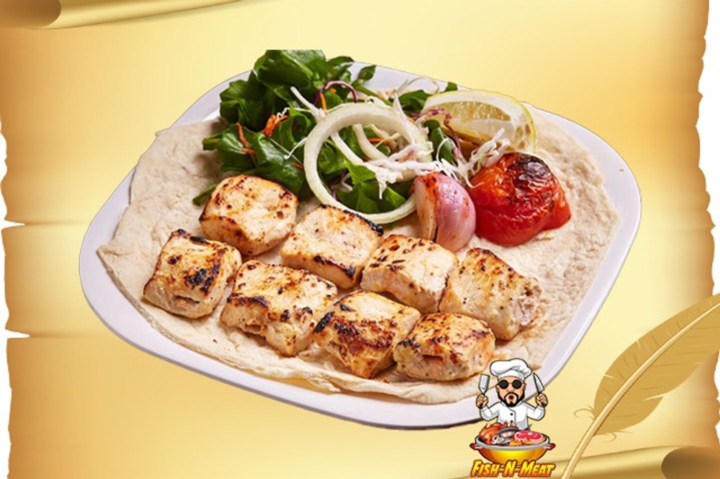 Fish Awsal - 4 Skewers