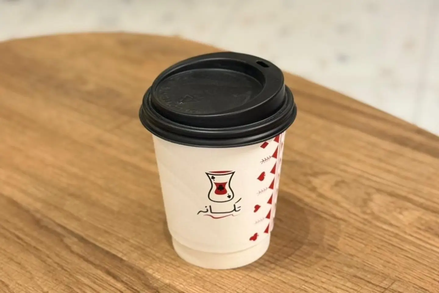 شاي بخار خفيف - كوب ورق