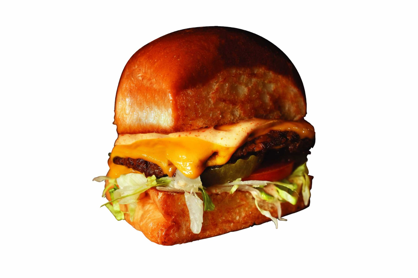 Single Smash Square Burger - Add Fries Drink And Salad