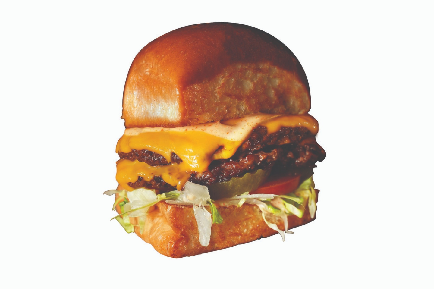 Double Smash Square Burger - Add Fries Drink And Salad