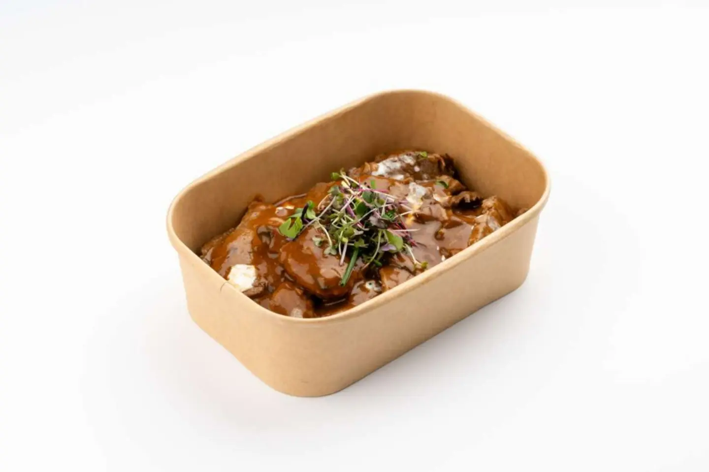 Mushroom Steak - 100 Grams Of Rice And Protein