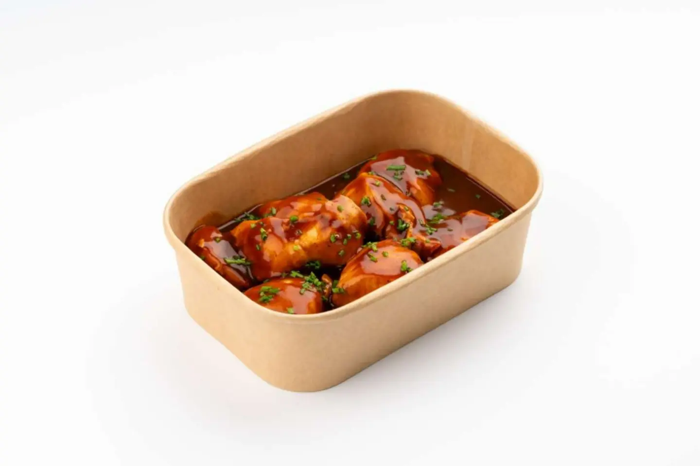 Bbq Chicken - 100 Grams Of Rice And Protein