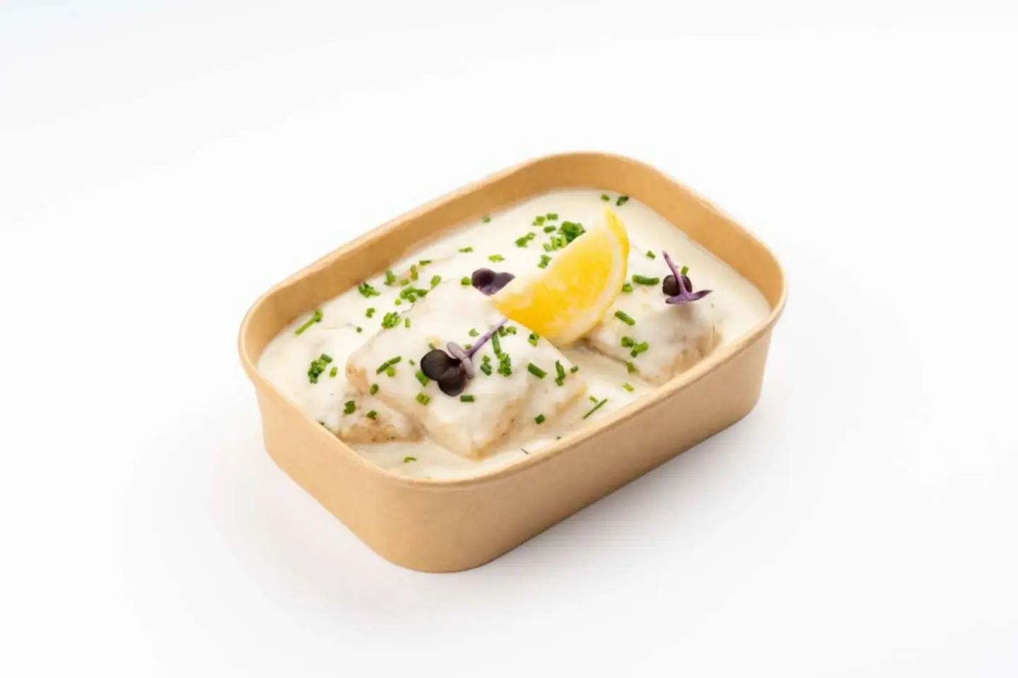 Lemon Garlic Fish - 100 Grams Of Rice And Protein