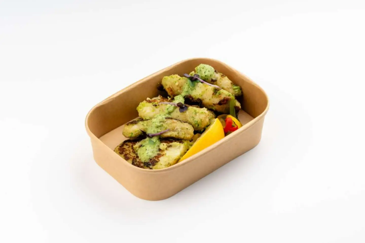 Low Calorie Fish - 100 Grams Of Rice And Protein