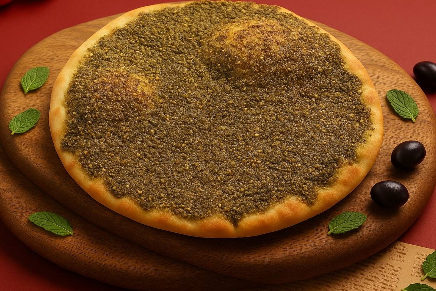 Thyme Manqosha - Mashrouh Thin Dough Larger Size