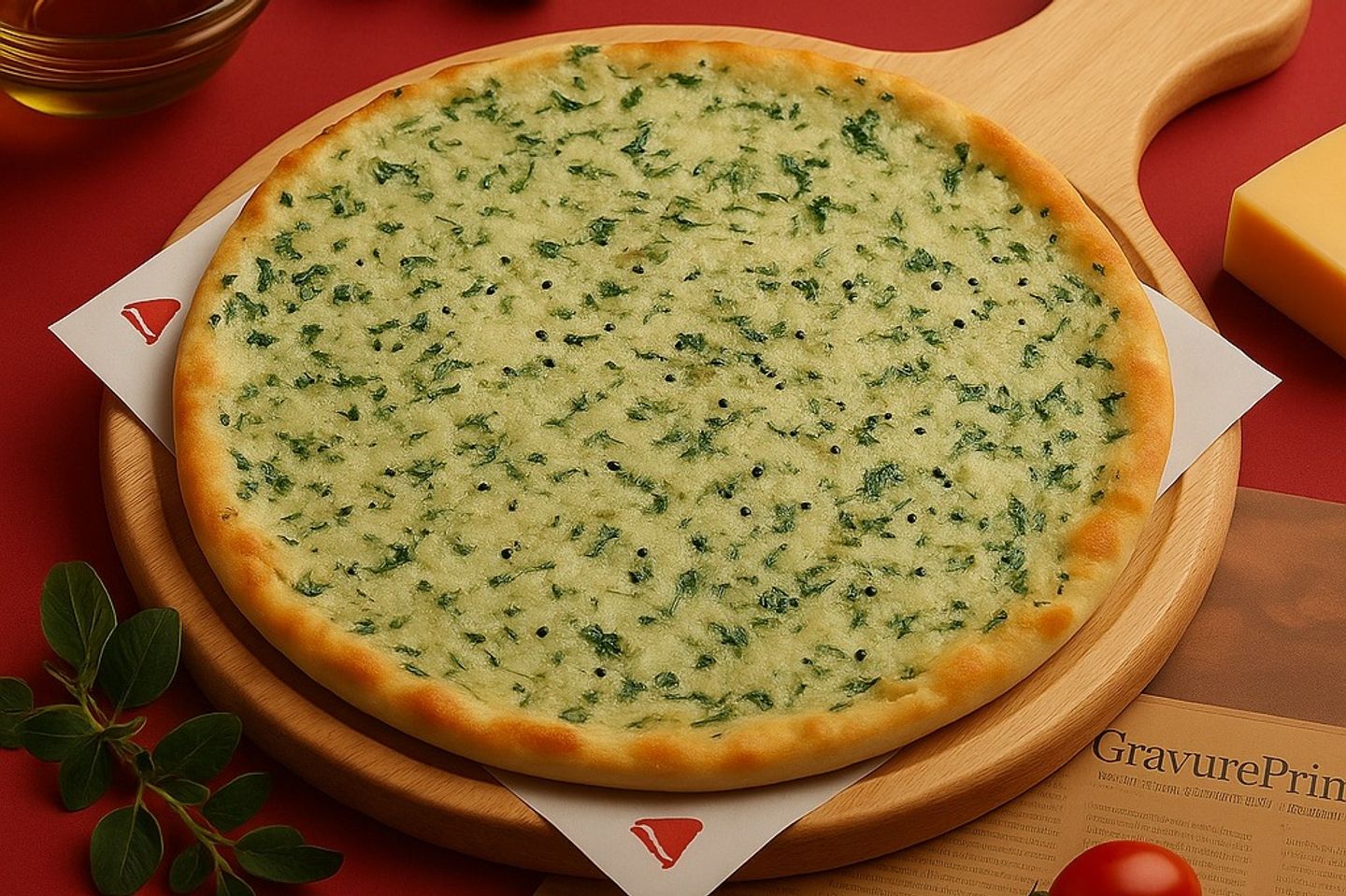 Parsley Cheese - Mashrouh Thin Dough Larger Size