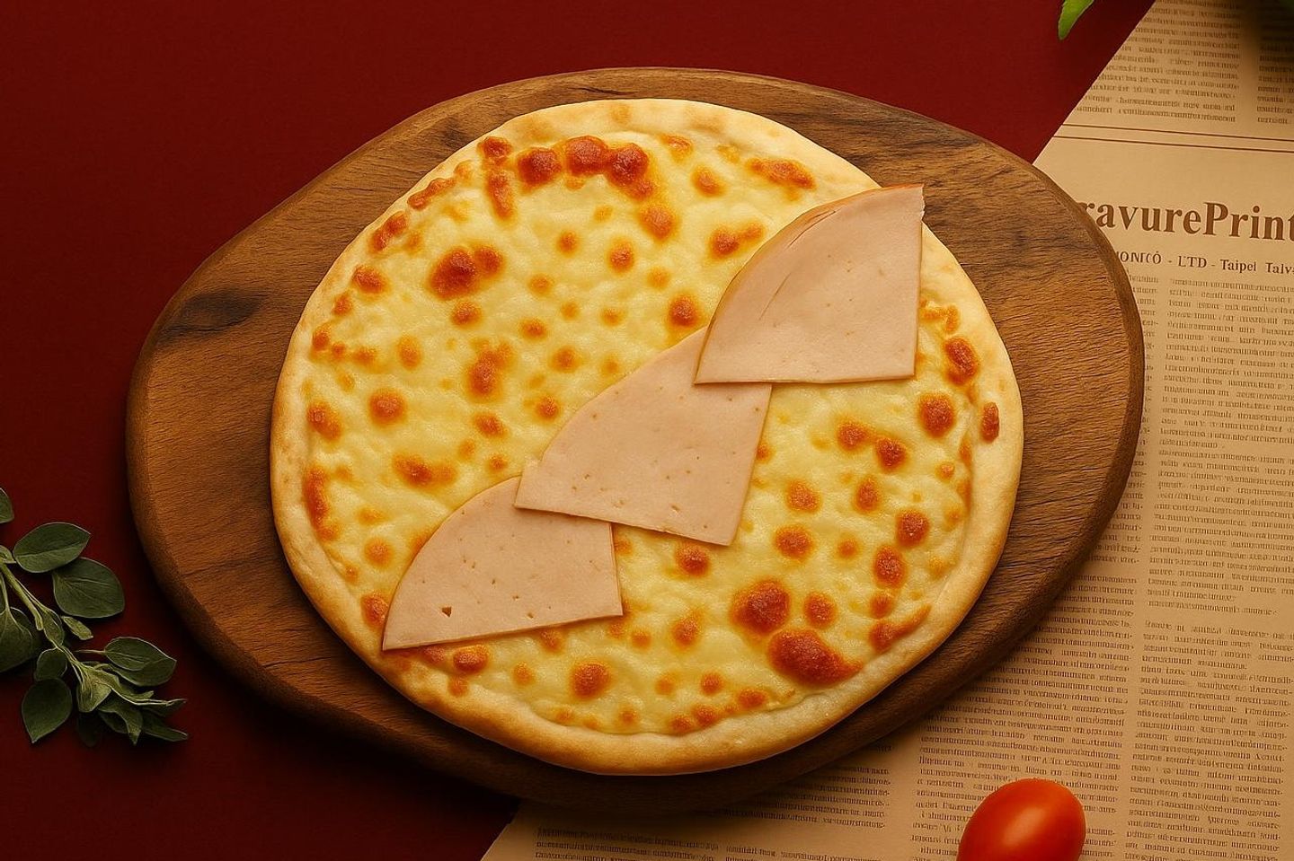 Turkey With Cheese - Mashrouh Thin Dough Larger Size