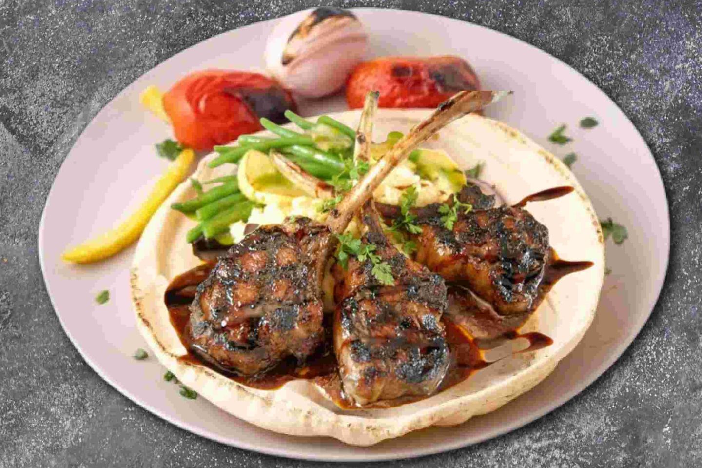 Lamb Rib Grilled - Lamb Rib One Person