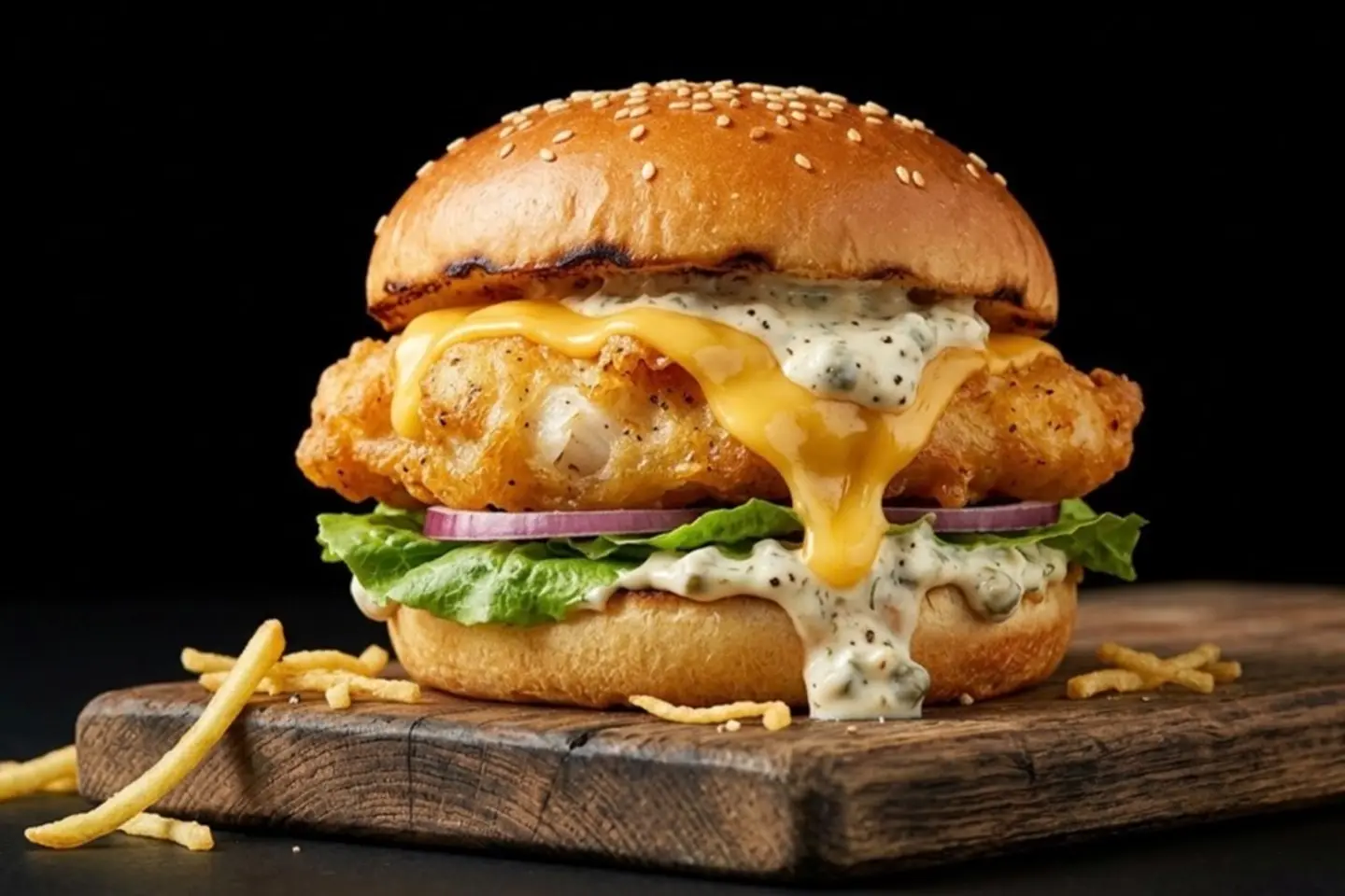 British Fish Burger - Sunqil