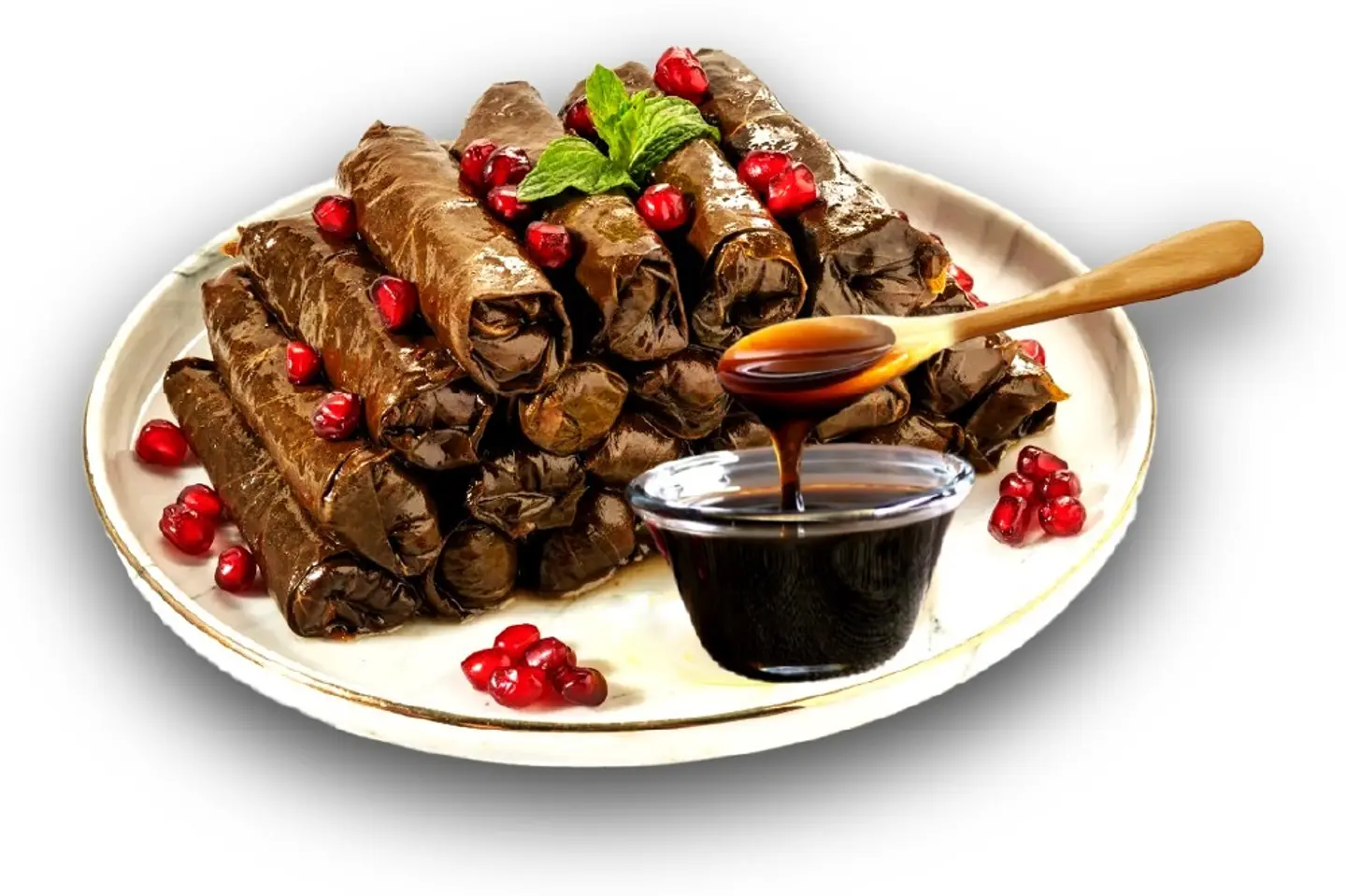 ورق عنب دبس رمان - ٥٠ حبة