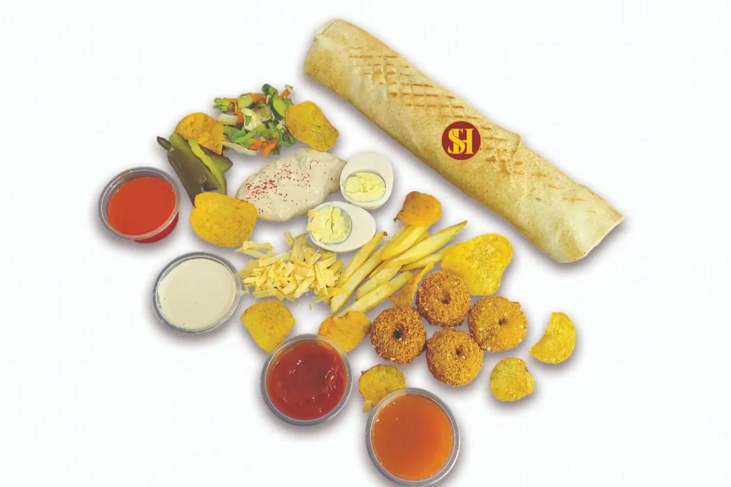 Special Falafel Sandwich - Special Falafel Sandwich In Arabic Bread
