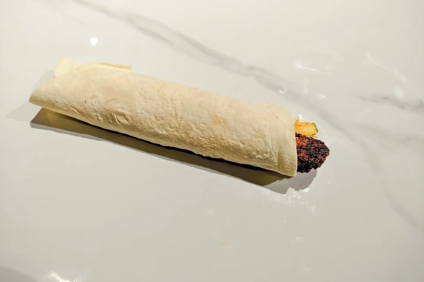 كباب لحم - ساندوتش كباب لحم - اضافة جبنة