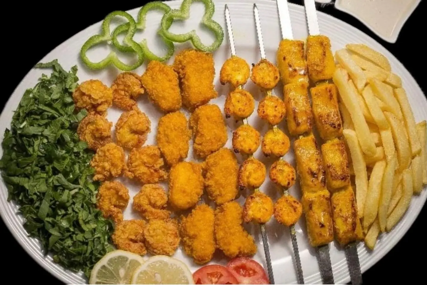 كومبو مشكل - نص صحن