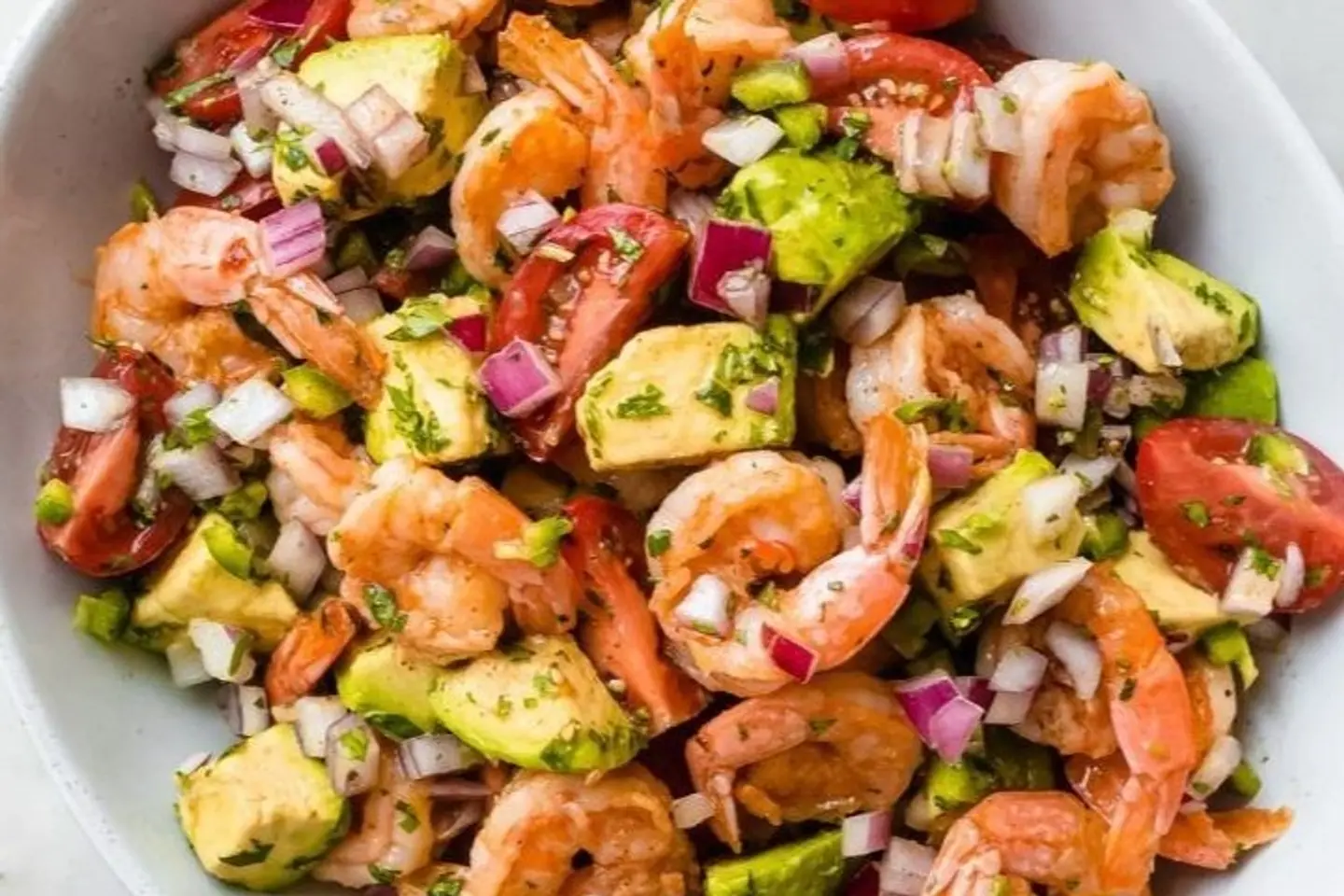 سلطة وذ سالاد شرمب - وسط