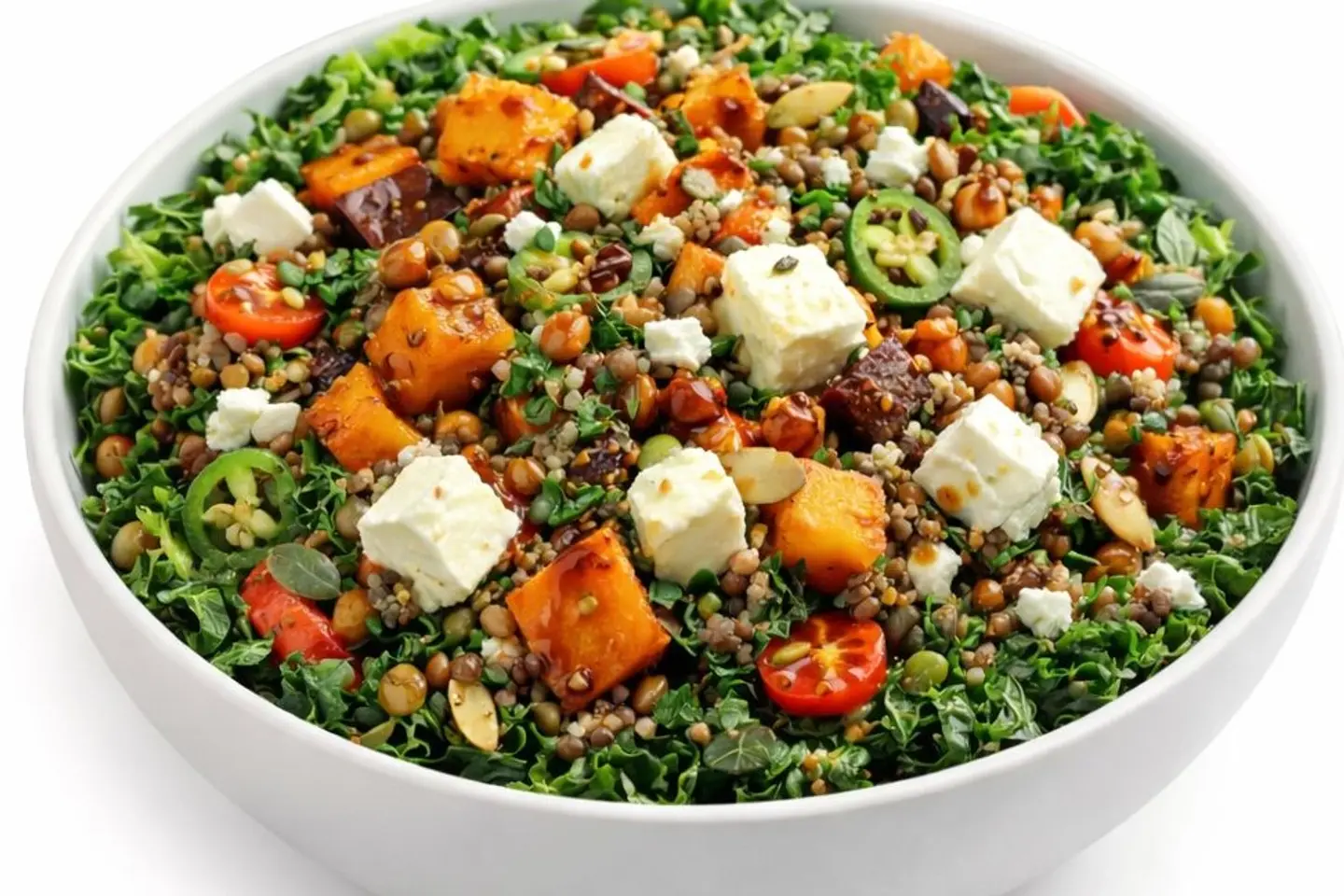 سلطة كيل بالقرع - وسط