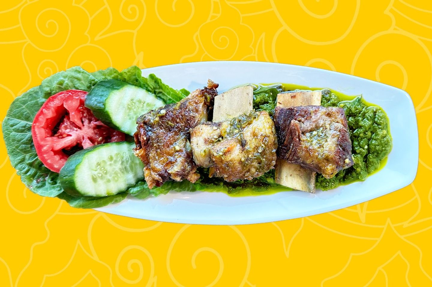 Iga Penyet - Sambel Ijo