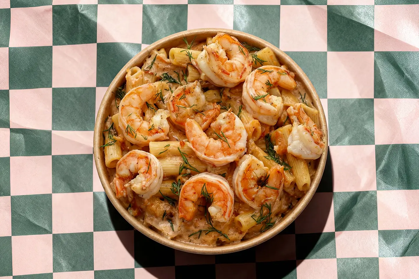 باستا الروبيان - صغير