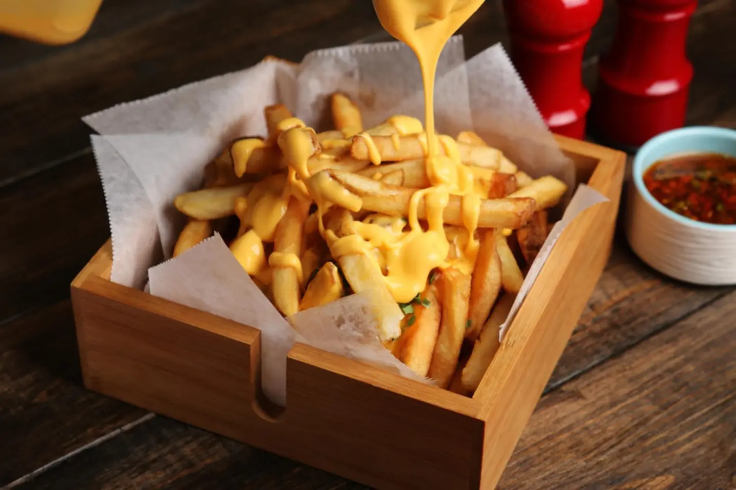 Fries With Cheese Plate - Small