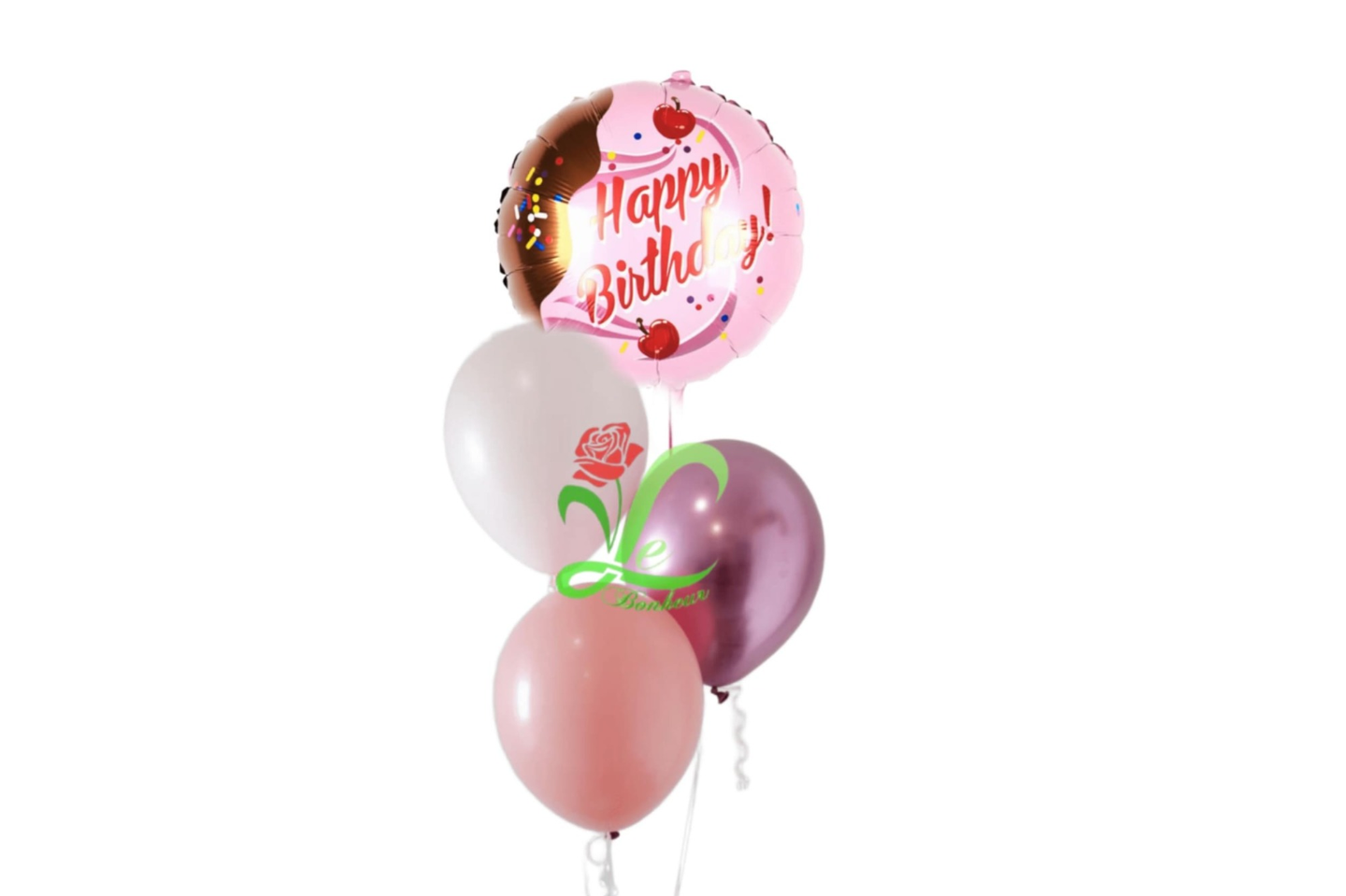 Happy Balloon Bouquet 1 - Golden