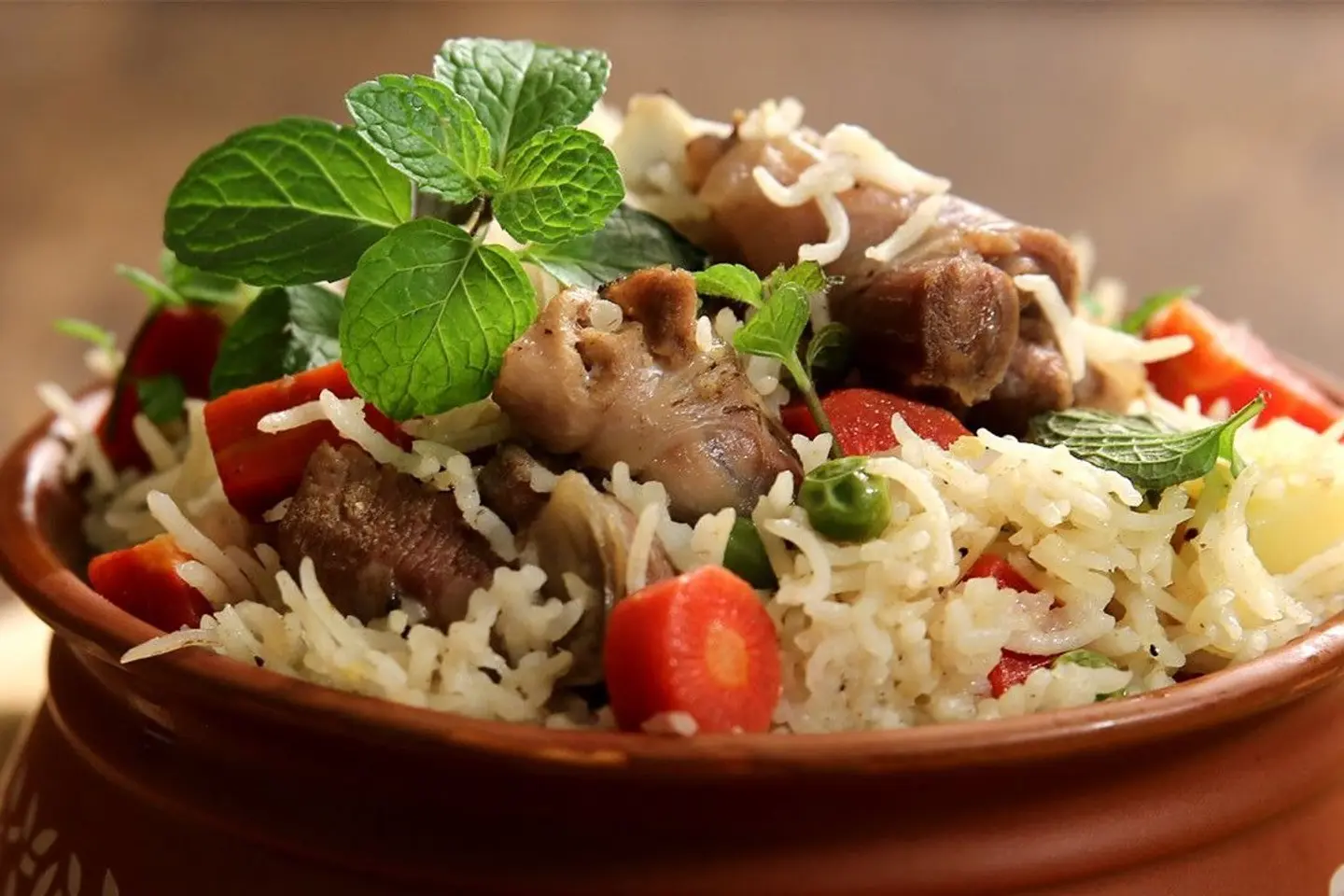 لحم غنم بلاو - صغير