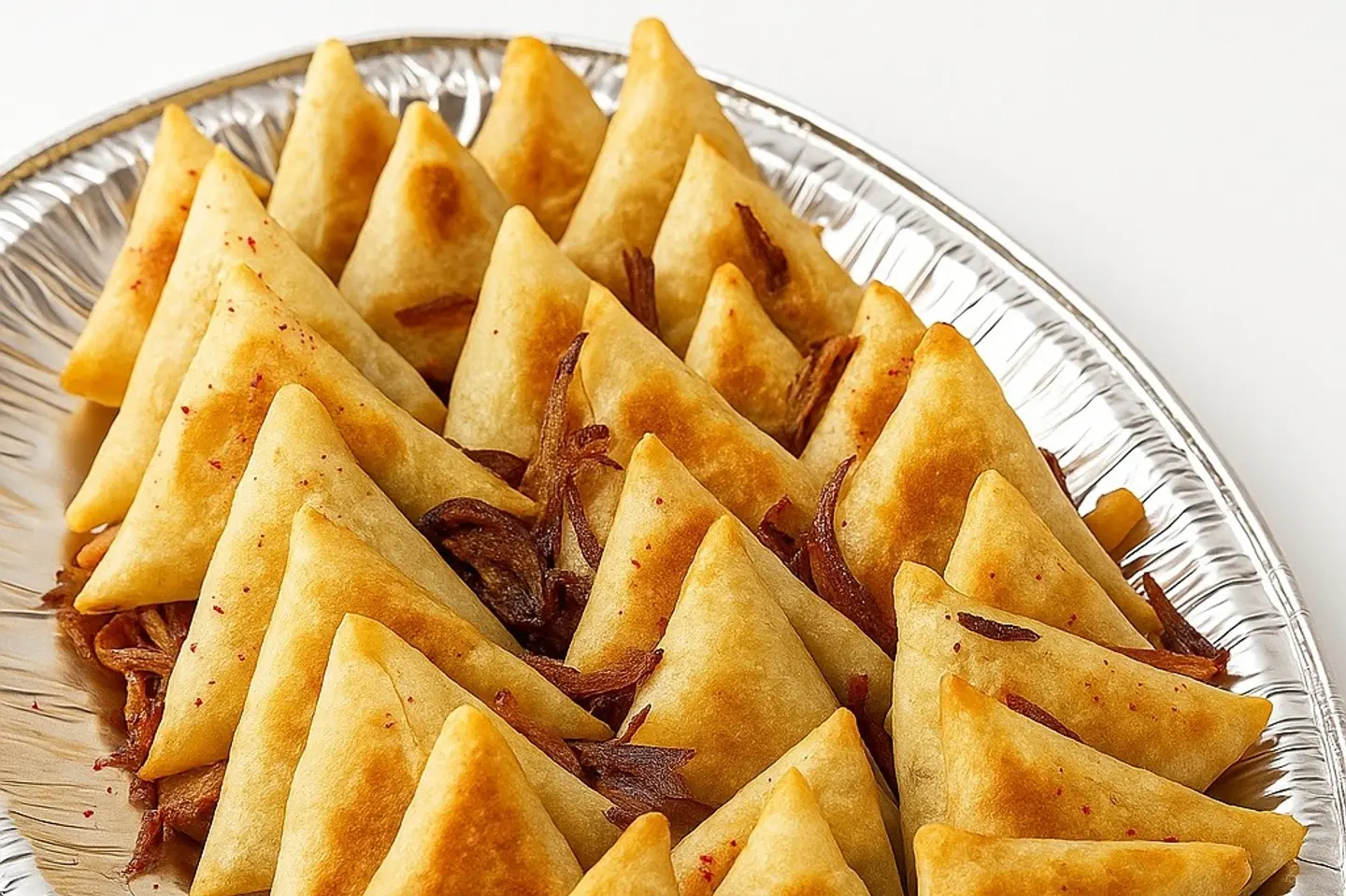 صينيه تشكيلة سمبوسة - تشكيلة من السمبوسة مقلية٤٠ حبه