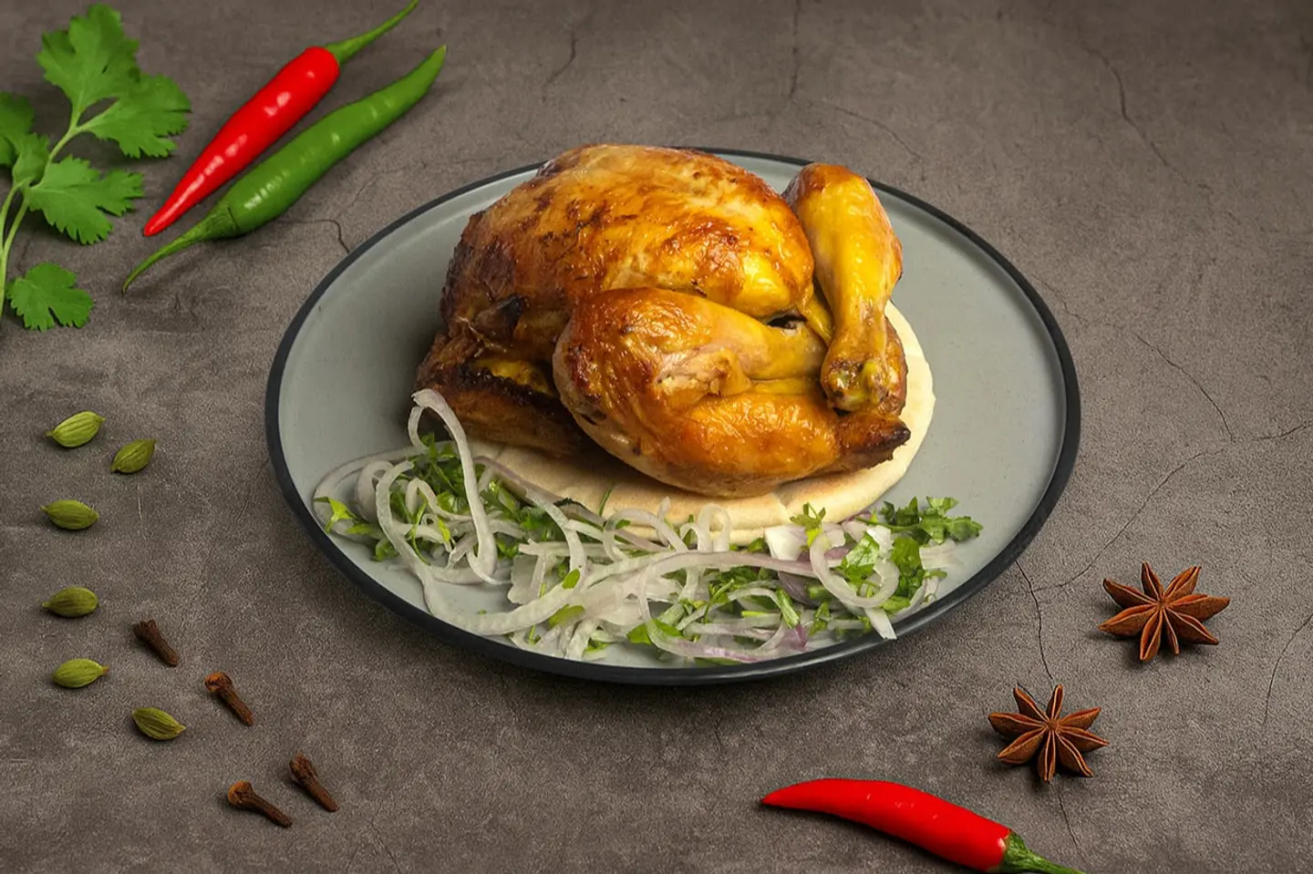 دجاج شواية سادة - ربع دجاجة