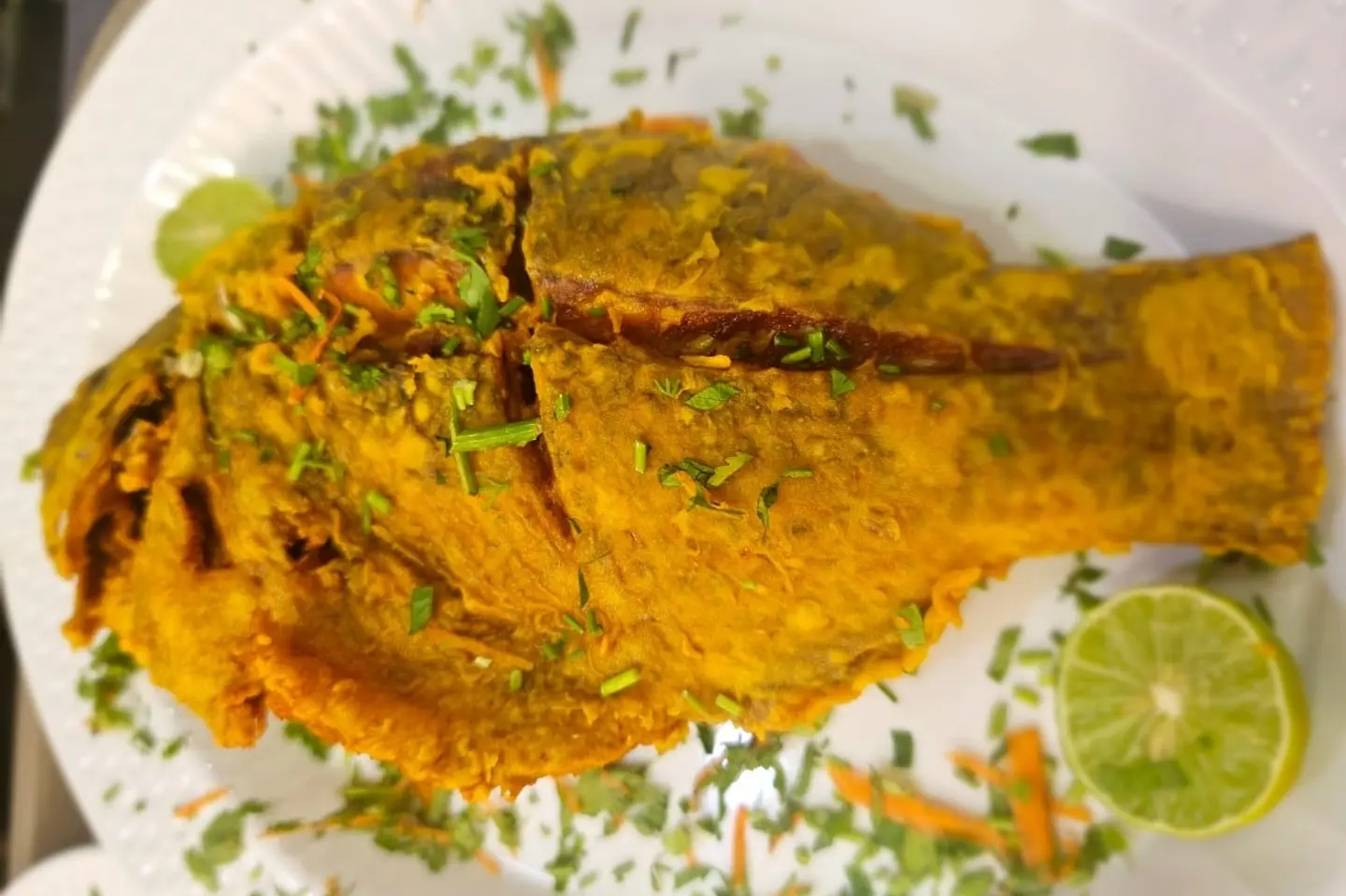 Tilapia Fish - Grilled Without Cleaning The Fish