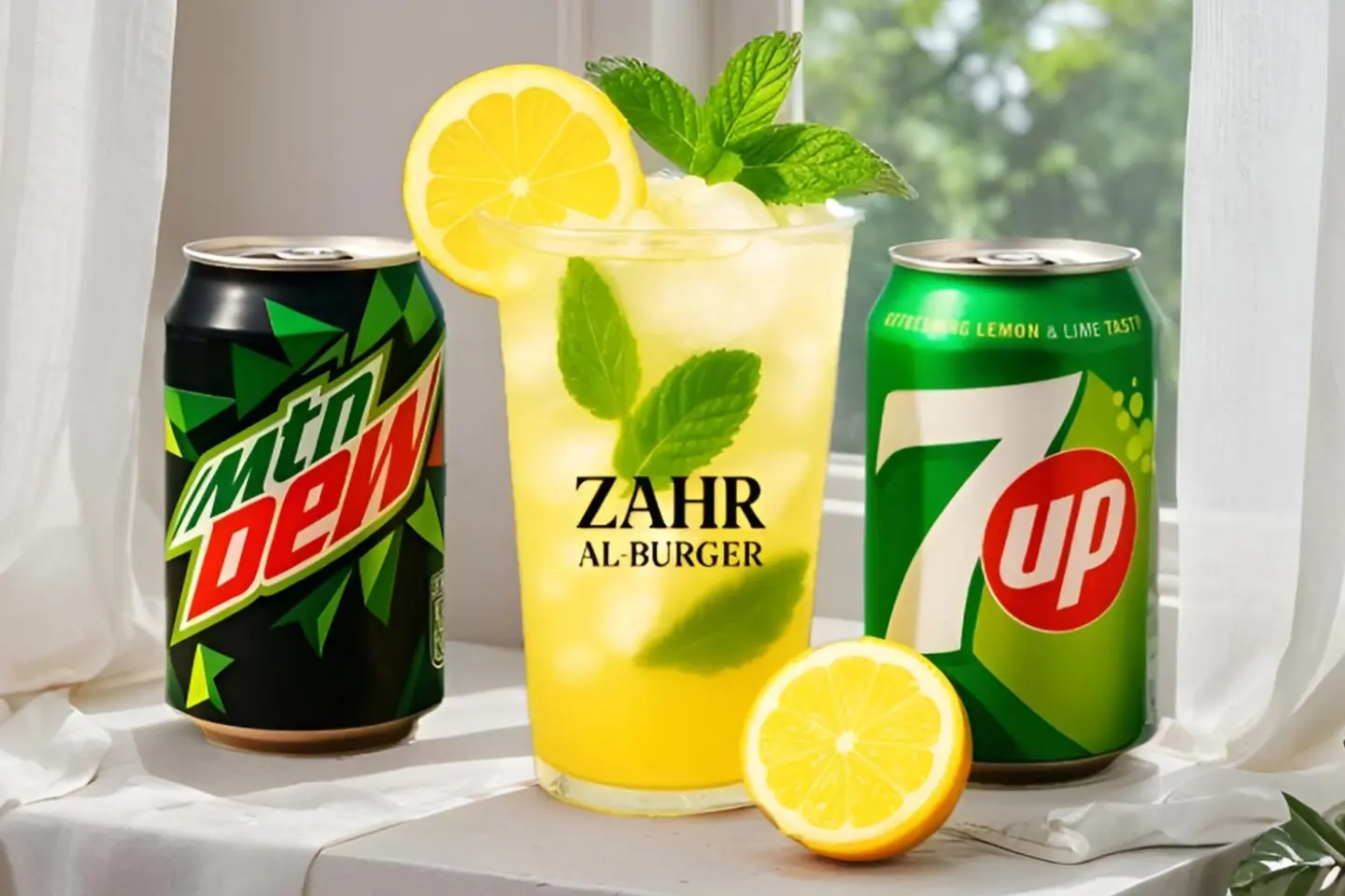 مشروب بارد موهيتو - اختر نكهتك - نكهة موهيتو ماونتن ديو