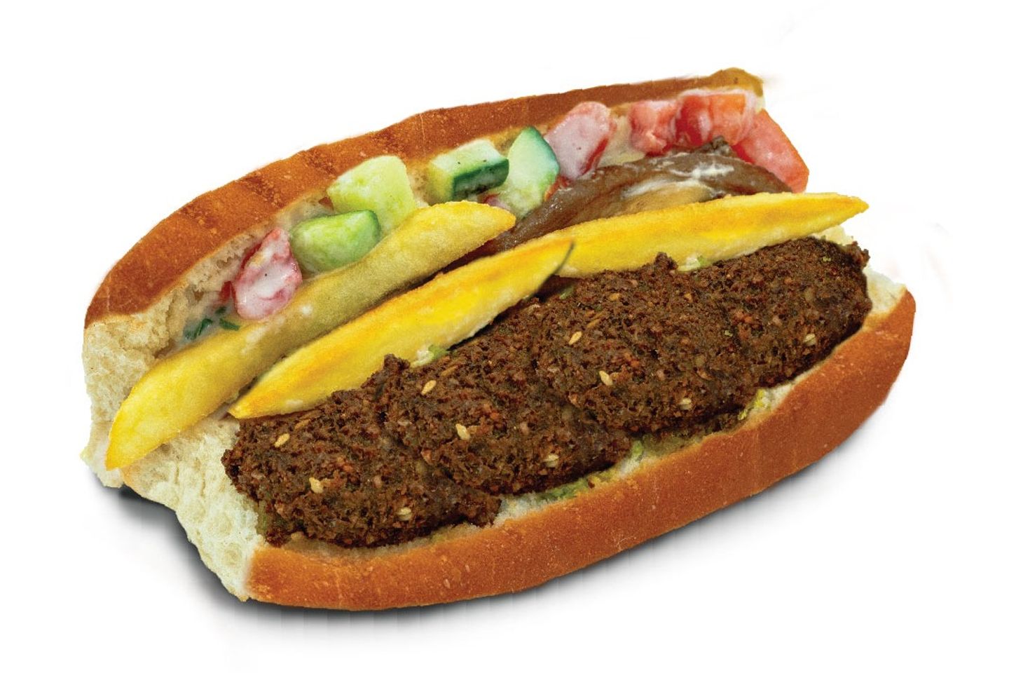 Mixed Falafel Sandwich - Mixed Falafel Sandwich