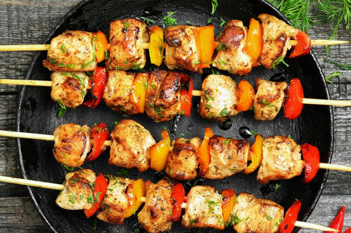 Shish Tawook Grilled With Charcoal - 1/2 Kg Shish