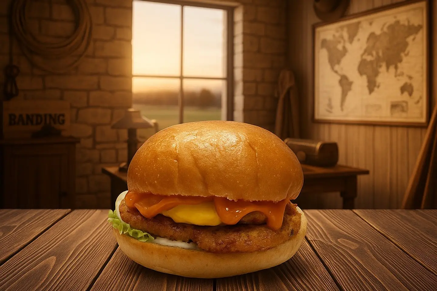 برجر لحم بقري سنقل - بدون وجبة