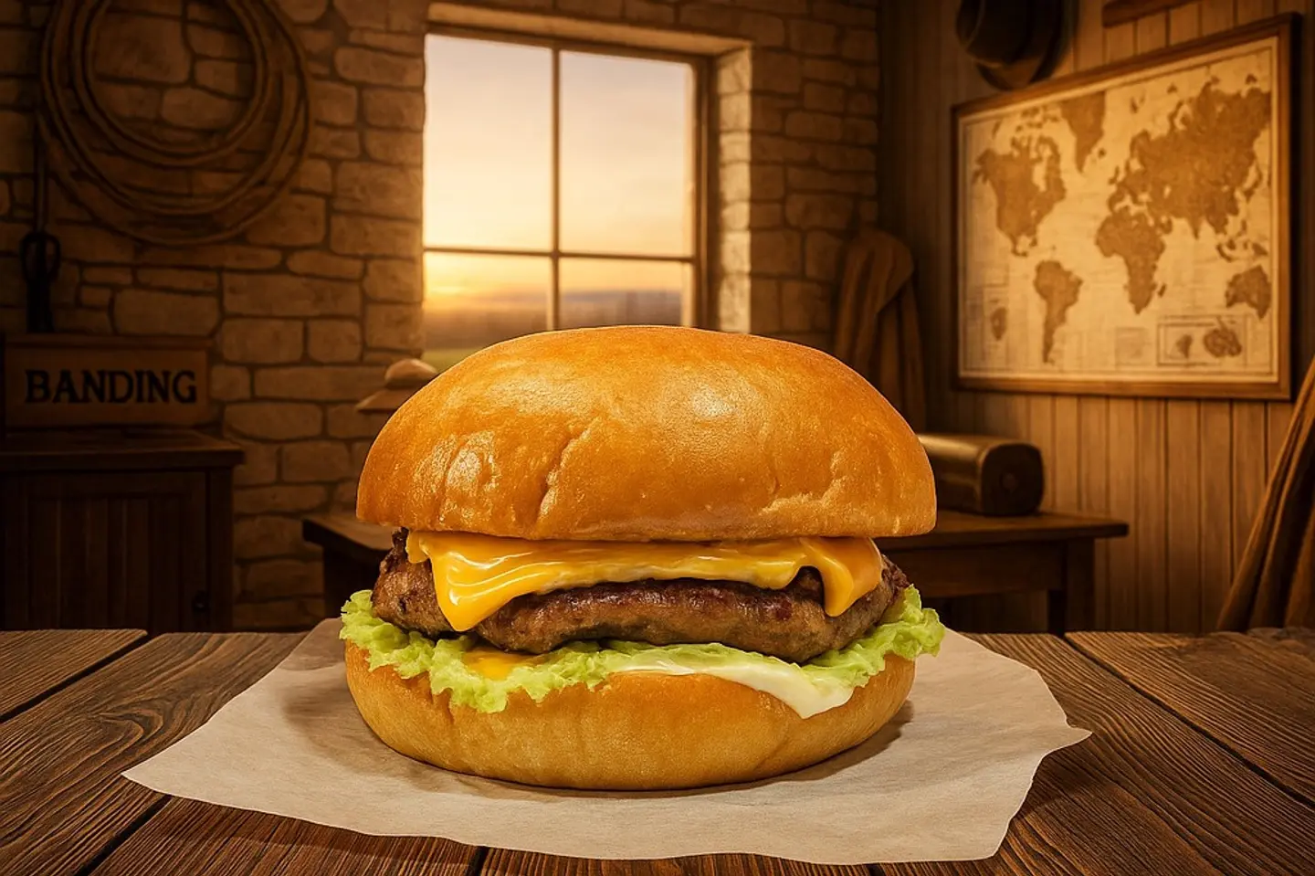 برجر حاشي طازج سنقل - بدون وجبة