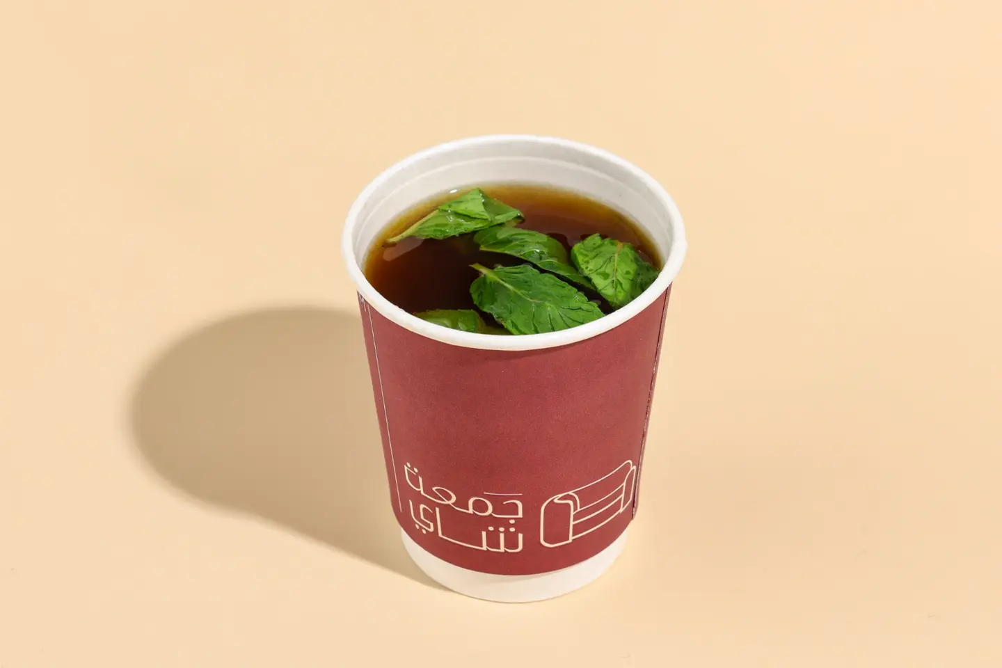 شاي جمعه شاي - كوب ورق