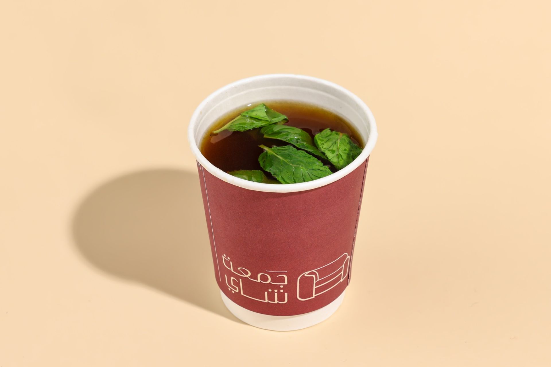 شاي جمعه شاي - كوب ورق