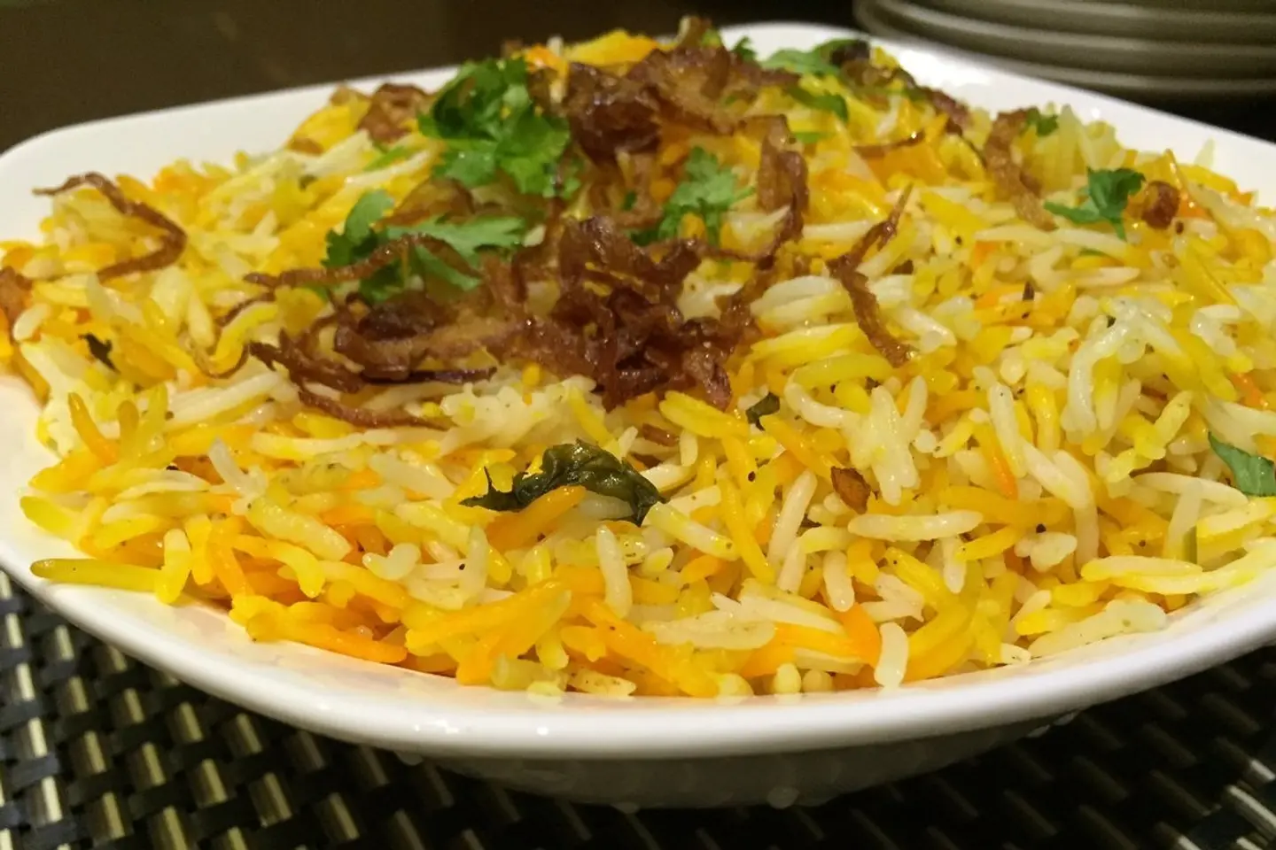 رز برياني - وسط