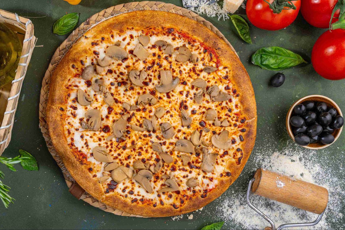 Mushroom Pizza  - Large