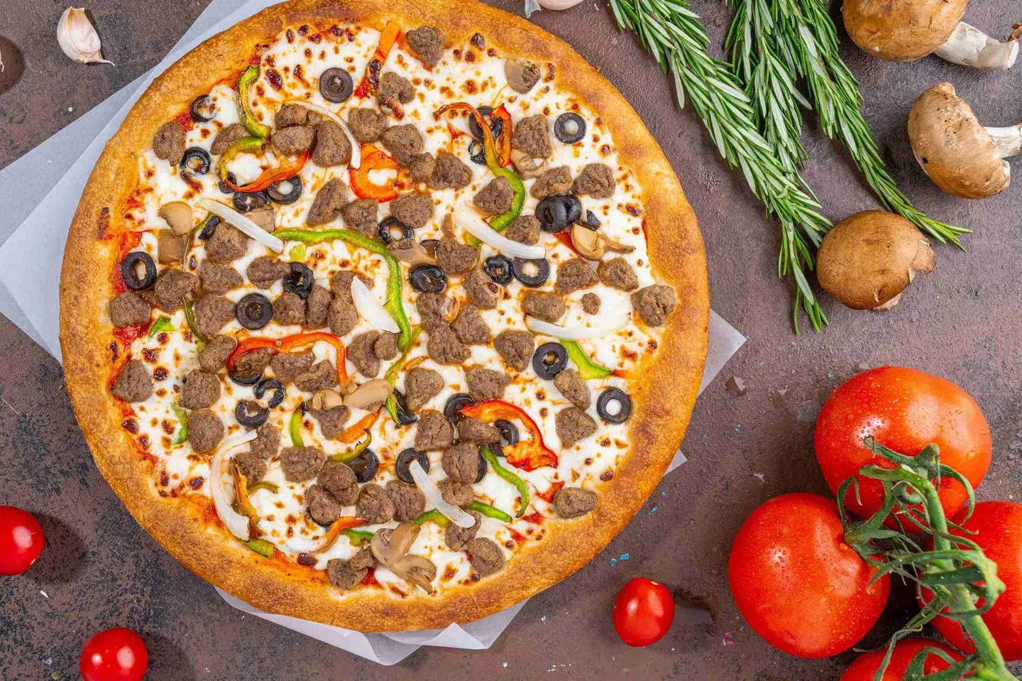 Beef Pizza  - Large