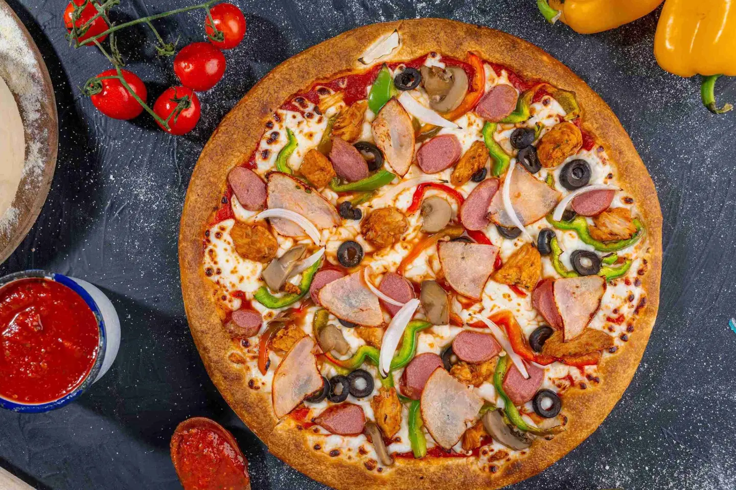 Chicken Super Supreme Pizza  - Large