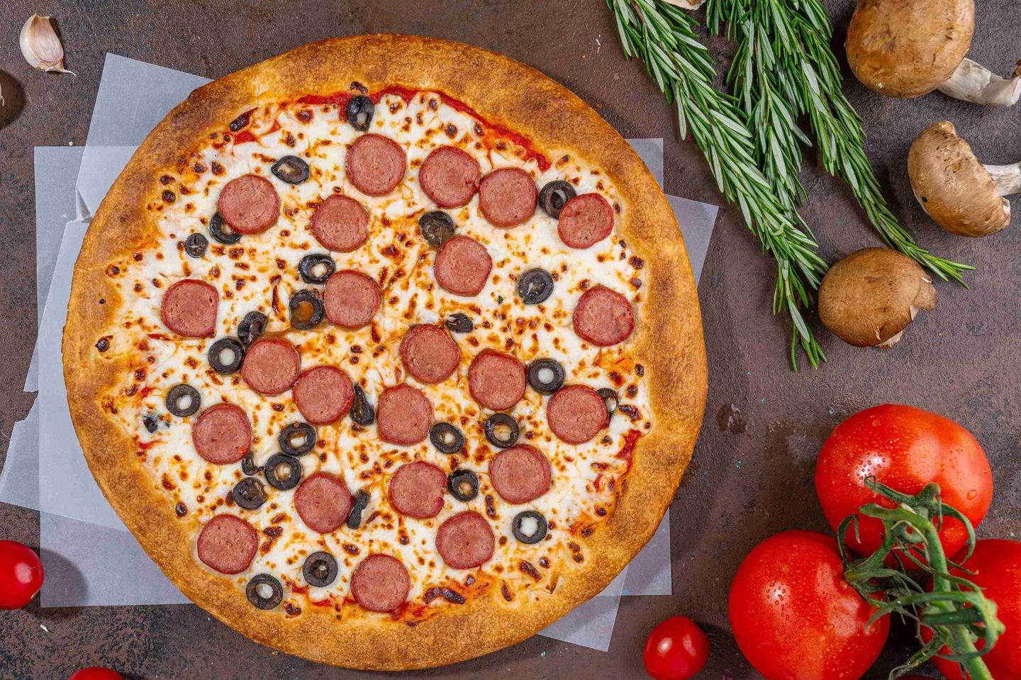 Beef Hot Dog Pizza  - Large