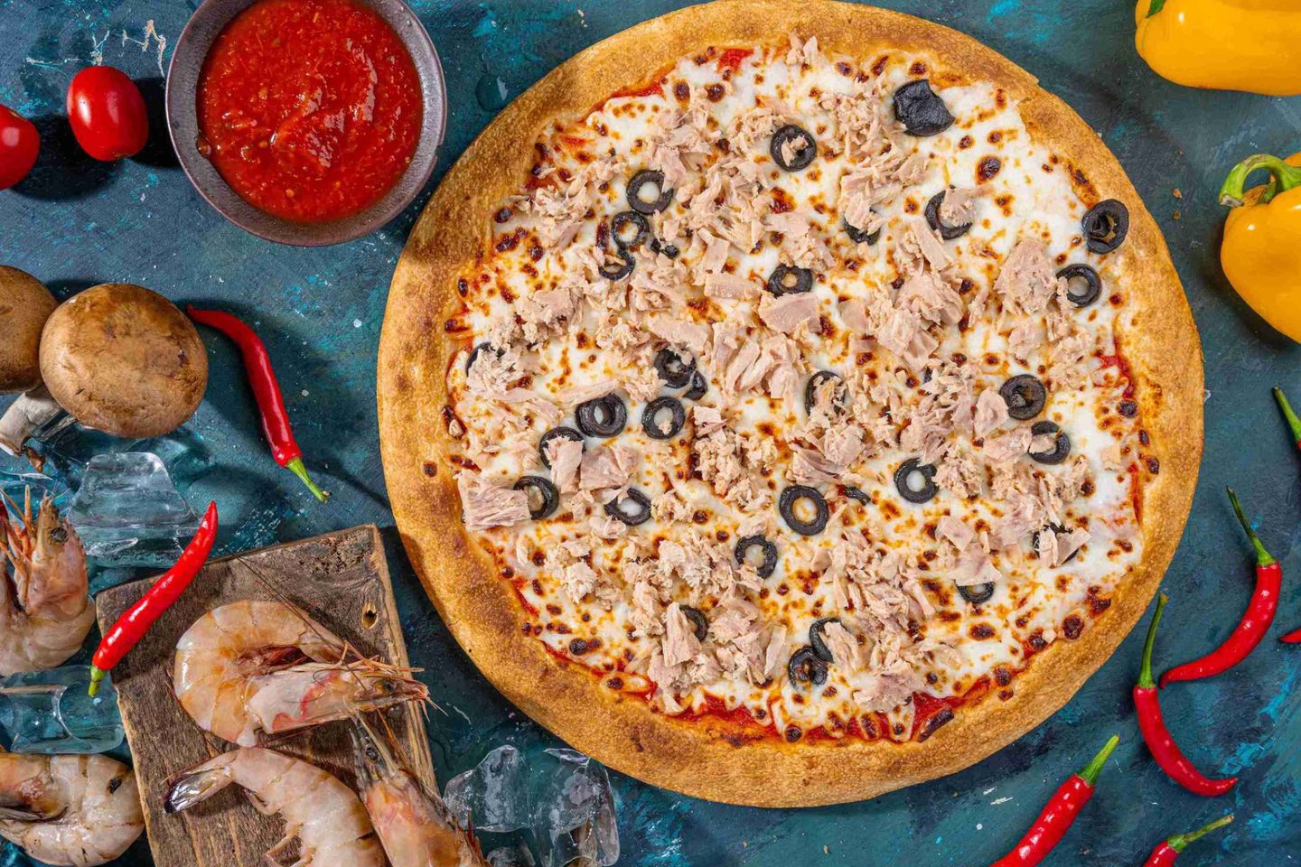 White Tuna Pizza  - Large