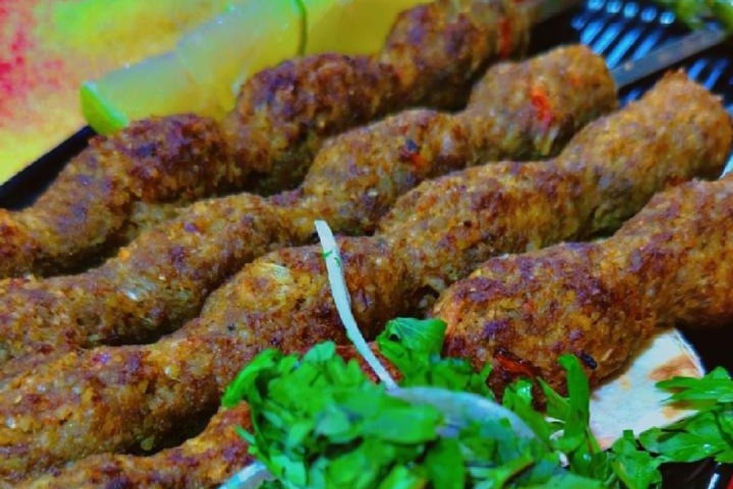 كبة على السيخ - صحن