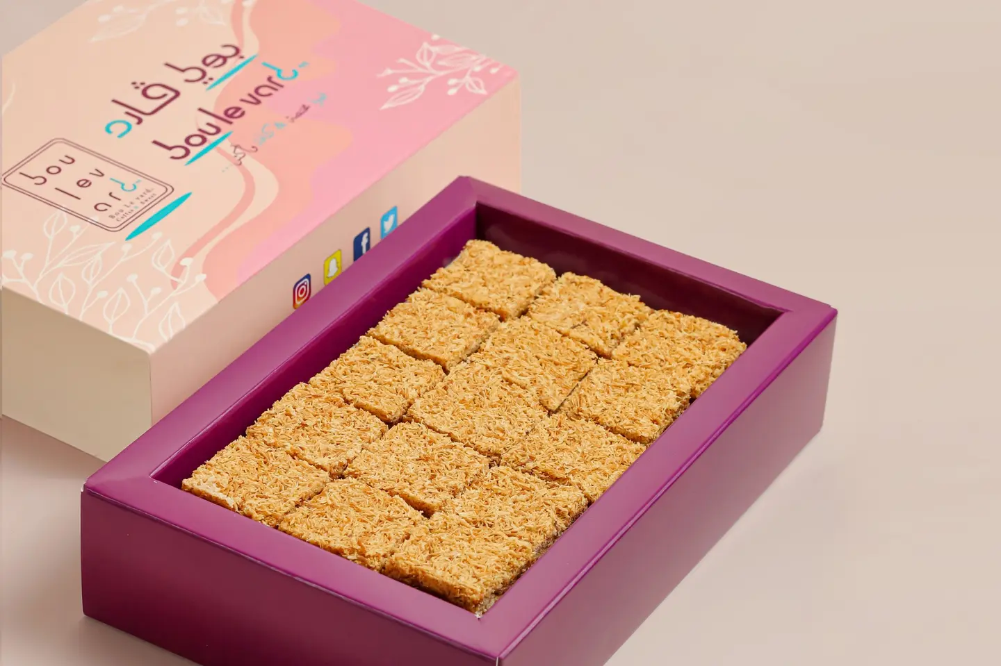 كناف الحليب المحموس الرائع - وسط