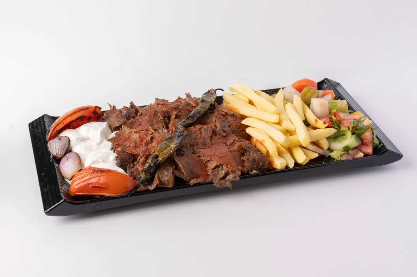 صحن شاورما لحم اسكندر - صغير